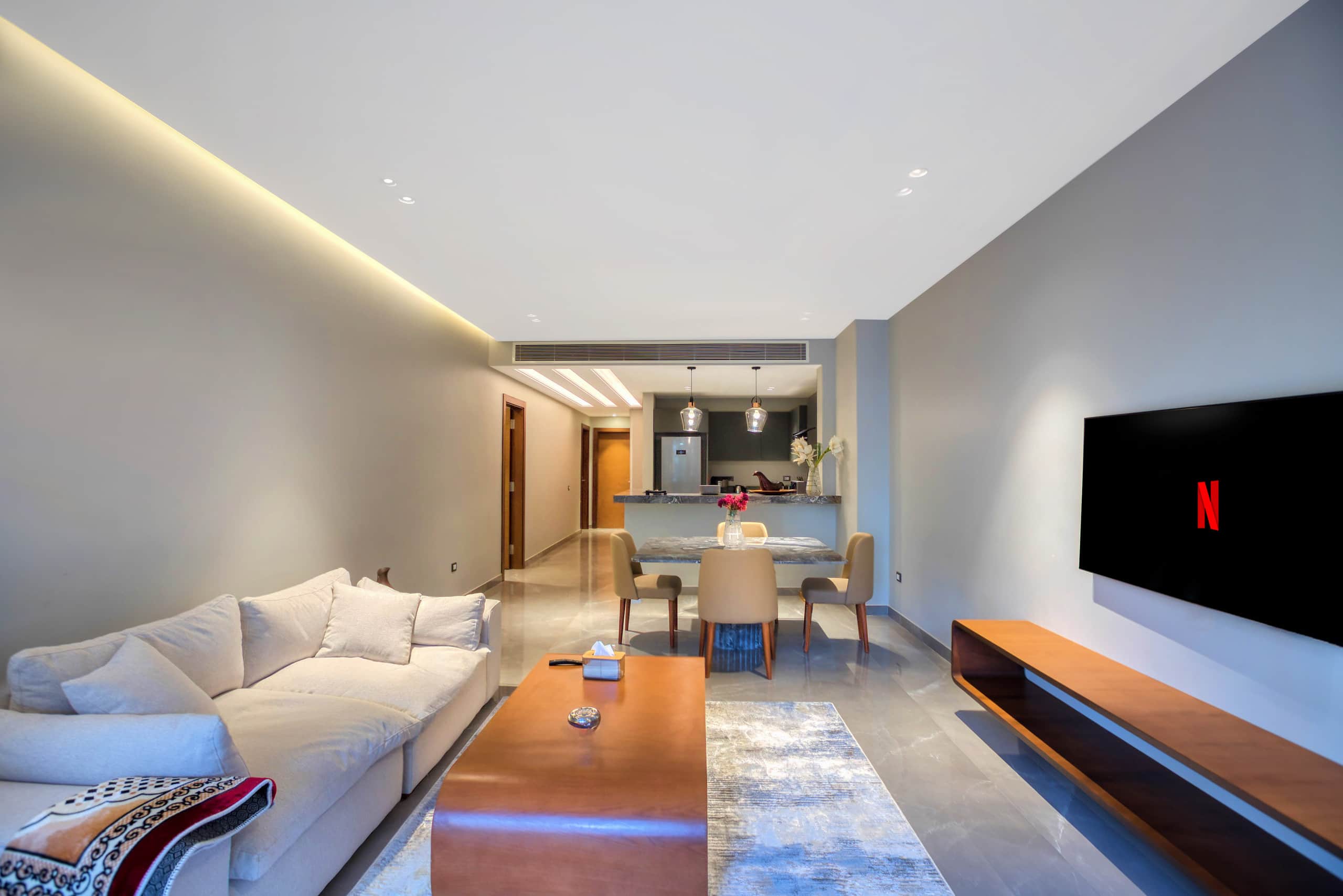 Private Garden Oasis | Elegant 2BR | Silver Palm — Living Room in New Cairo, Cairo, Egypt — photo 2