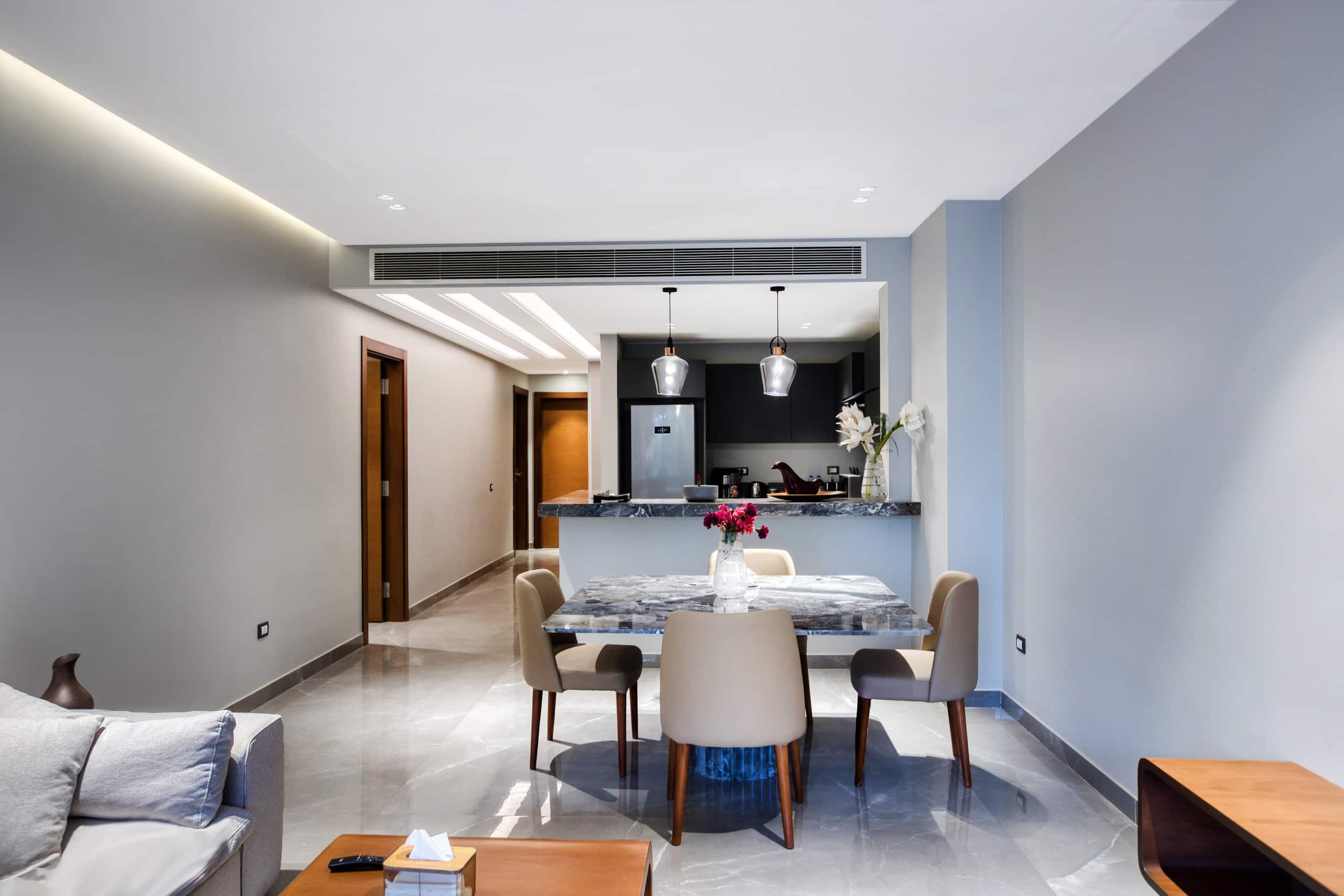 Private Garden Oasis | Elegant 2BR | Silver Palm — Dining Area in New Cairo, Cairo, Egypt