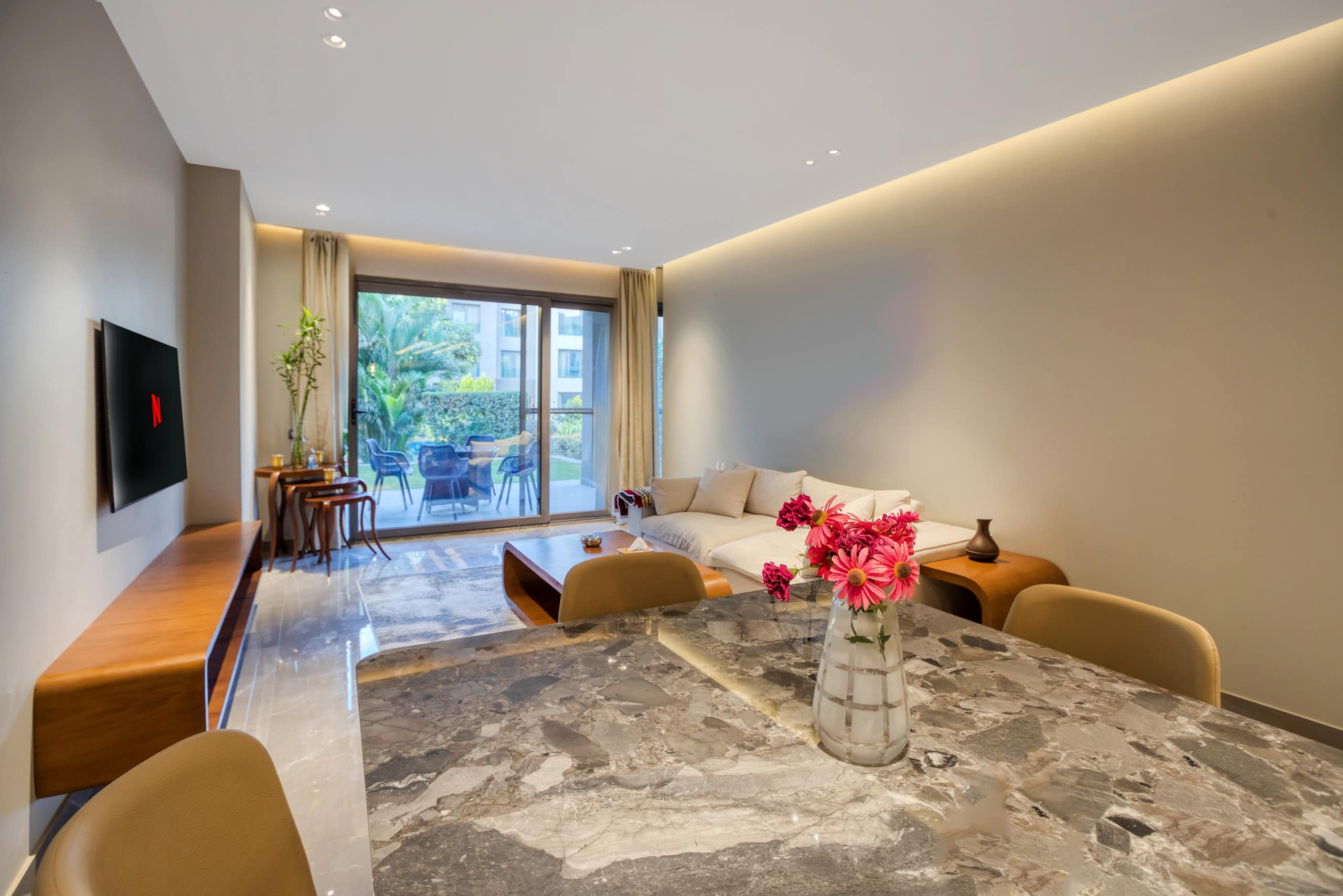 Private Garden Oasis | Elegant 2BR | Silver Palm — Dining Area in New Cairo, Cairo, Egypt — photo 2