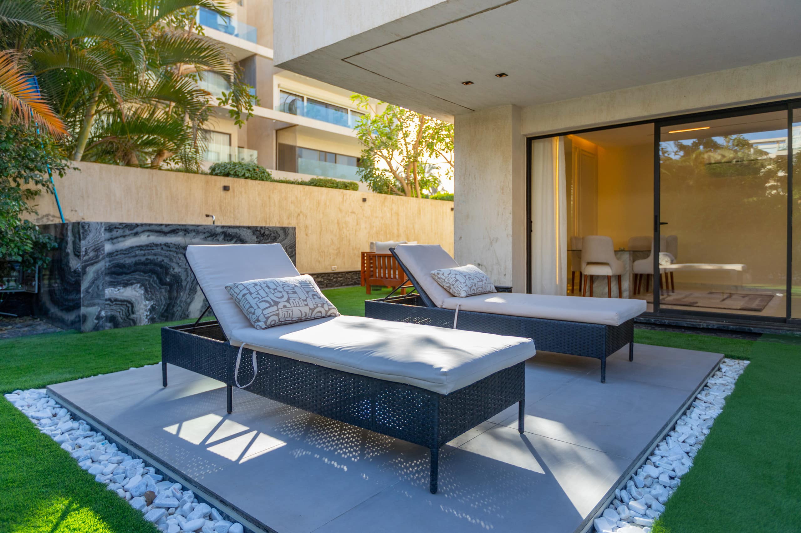 Private Pool 2BR Retreat in Lake View Residence — Exterior in New Cairo , Cairo, Egypt — photo 3