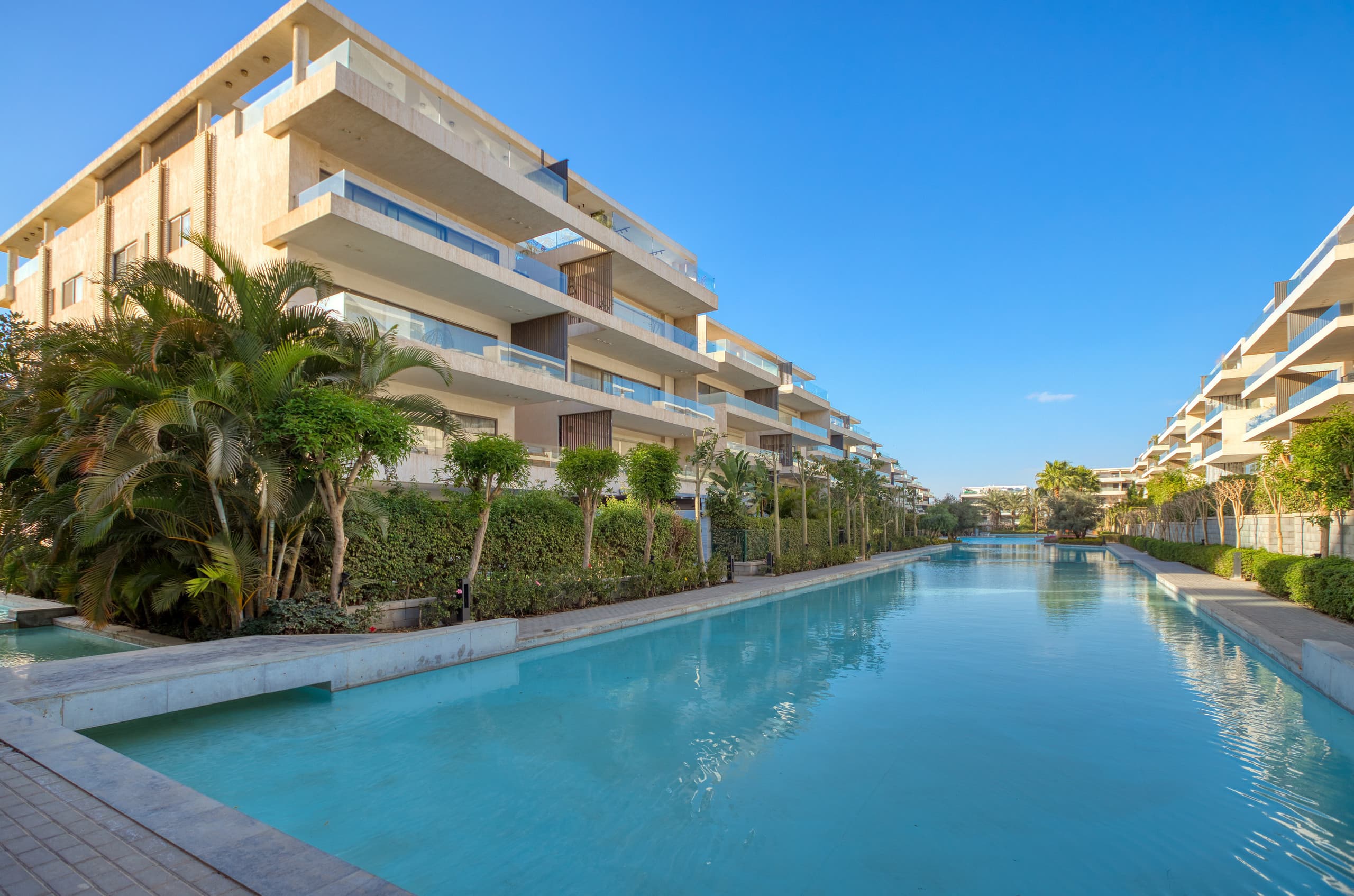 Private Pool 2BR Retreat in Lake View Residence — Pool in New Cairo , Cairo, Egypt — photo 3