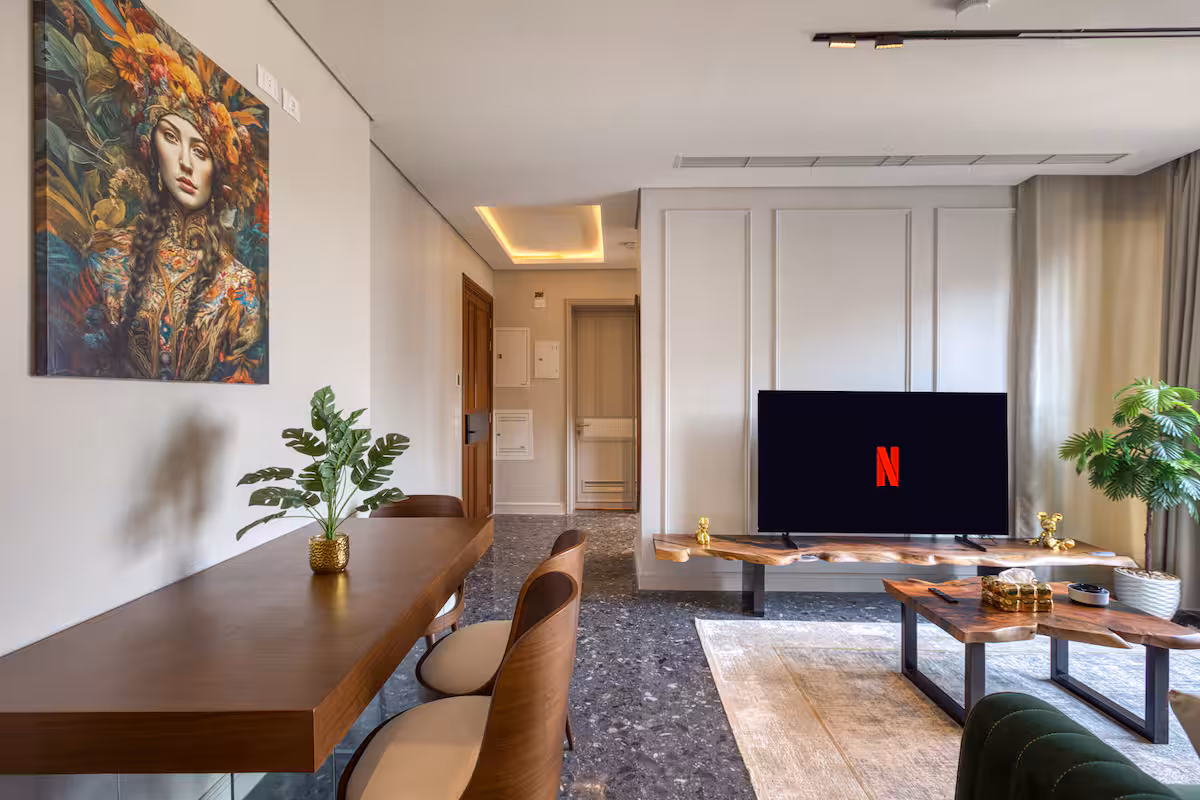 Luxury Pool View Suite at JW Marriott Residences — Living Room in First New Cairo, Egypt — photo 3