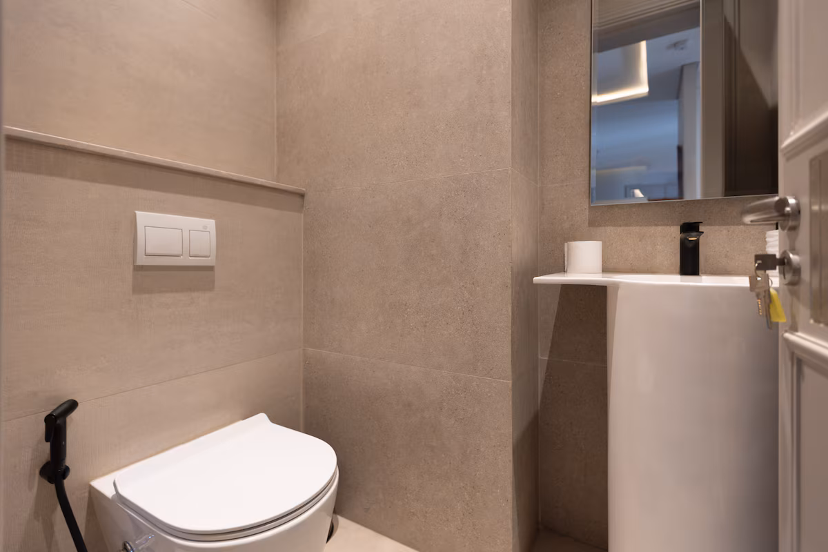 Luxury Pool View Suite at JW Marriott Residences — Half Bathroom 1 in First New Cairo, Egypt