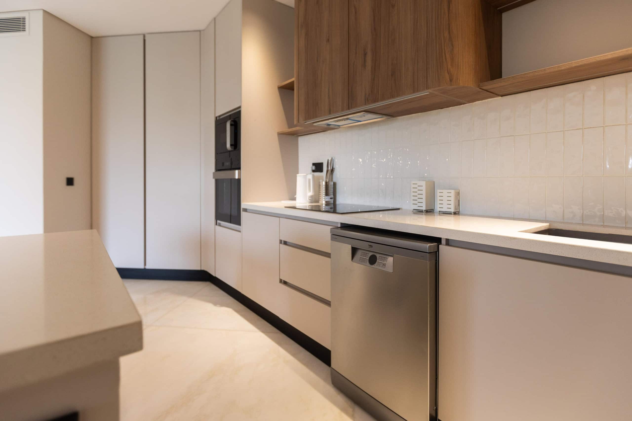 High-End Chic 2BR Haven | Silver Palm | New cai — Full Kitchen in New Cairo , Cairo, Egypt — photo 3