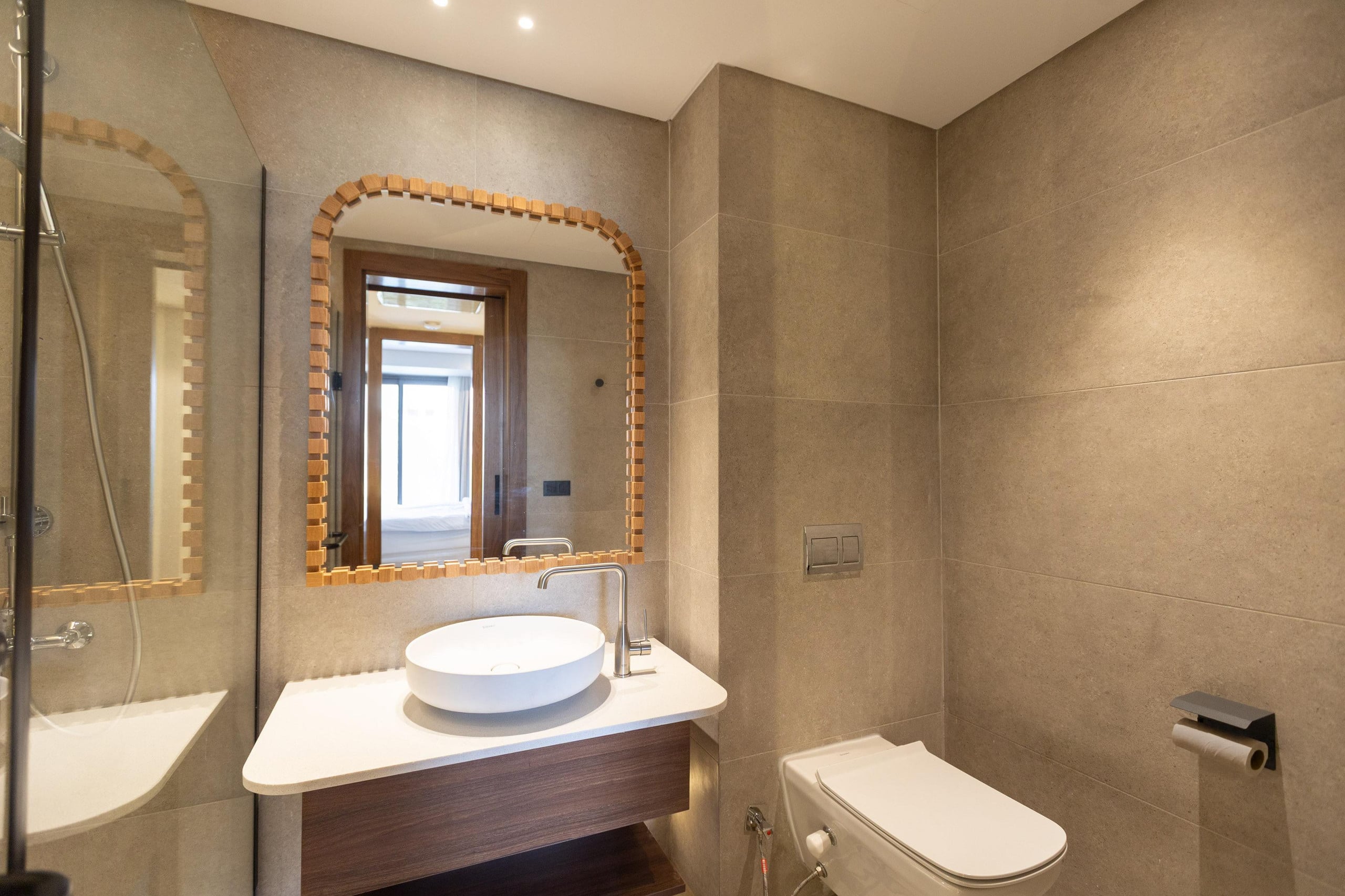 High-End Chic 2BR Haven | Silver Palm | New cai — Full bathroom 1 in New Cairo , Cairo, Egypt