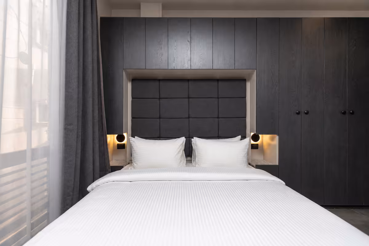 Maisonette Boutique Studio | Waterway Front — Bedroom 1 in First New Cairo, Egypt — photo 3