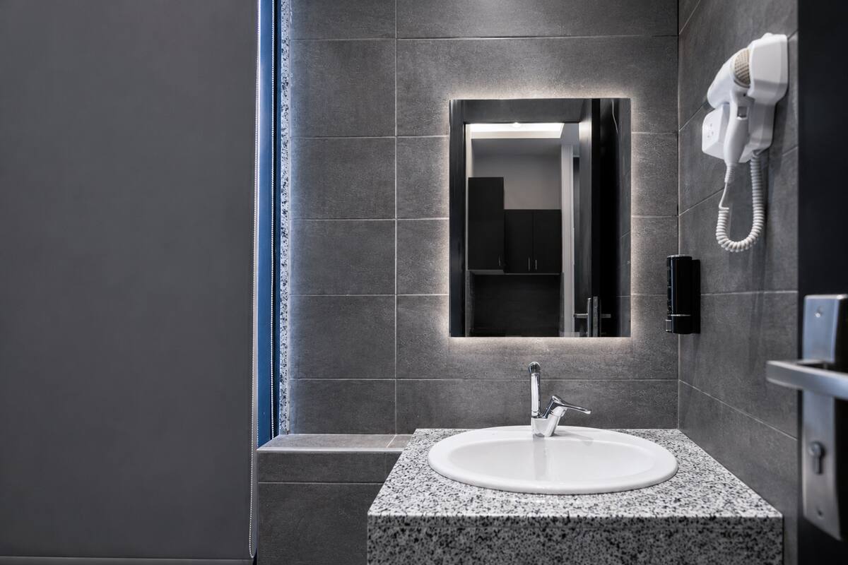 Maisonette Boutique Studio | Waterway Front — Full bathroom 1 in First New Cairo, Egypt — photo 3
