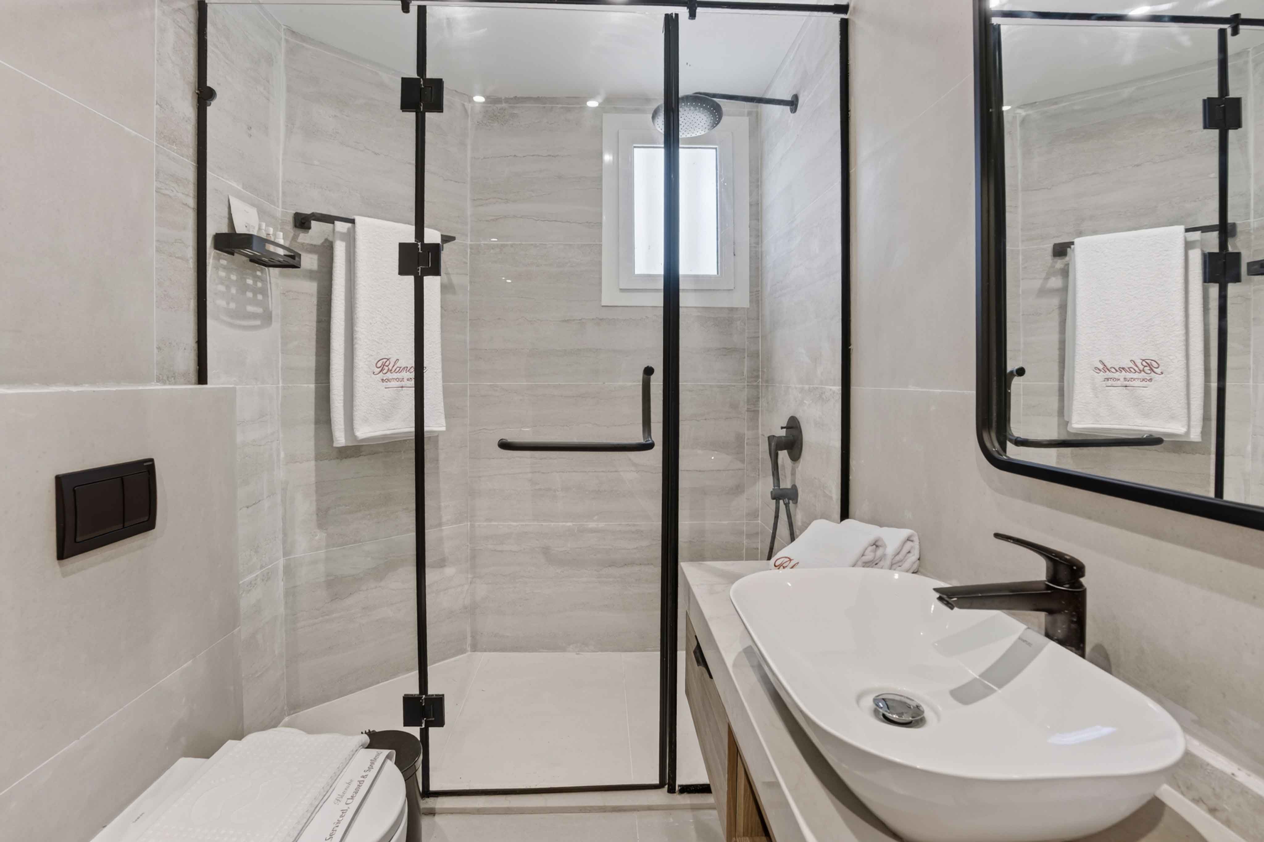 1BR Room-sea view-Marsa Boutique Hotel — Full bathroom 1 in North Coast in Marina Alamein, Egypt