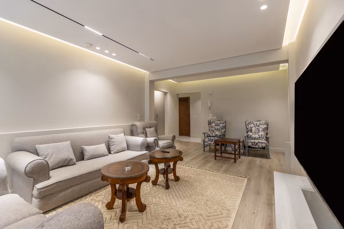 Modern Elegance in Almaza | Premium 2-BR Apartment — Living Room in Heliopolis, Egypt — photo 2