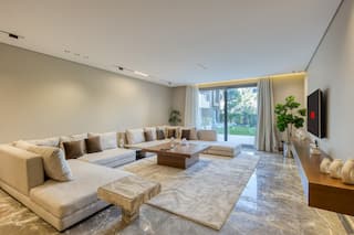 Extra-Wide 3-Bdr Apt | Garden & Pool | Silverpalm — Living Room in Cairo, Egypt