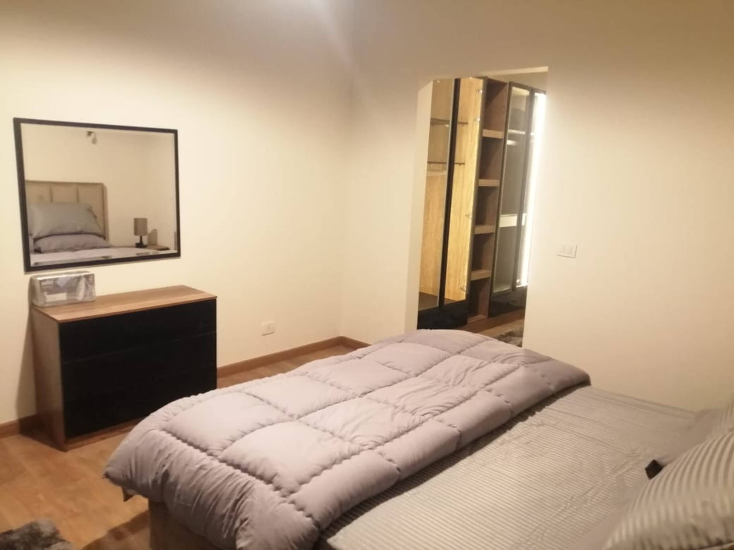 Pool Side New 2-bed Luxury Gated 90 Avenue TBK AUC — Bedroom 1 in First New Cairo, Egypt