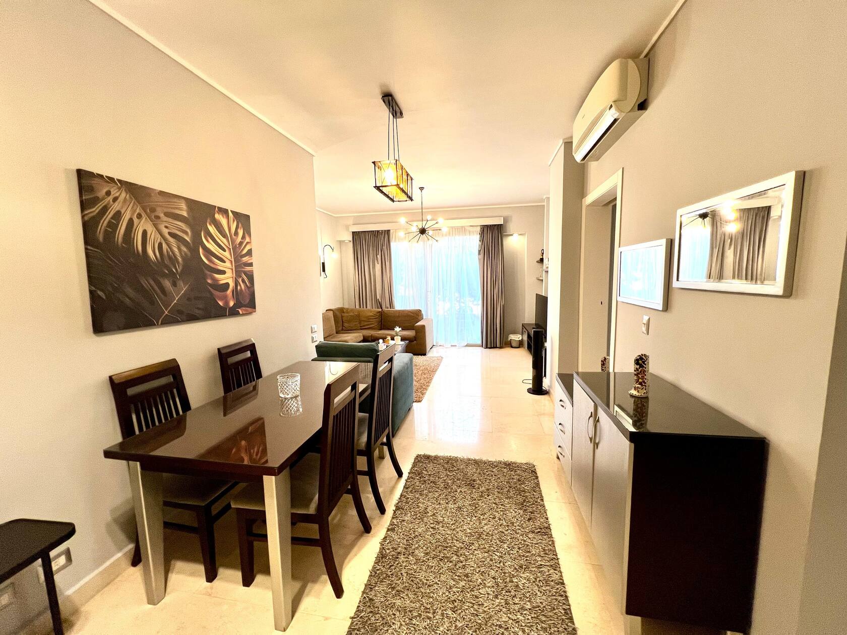 New Cairo Quite 1-bed w/ Garden - Palm Hills *PR* — Dining Area in New Cairo, Egypt