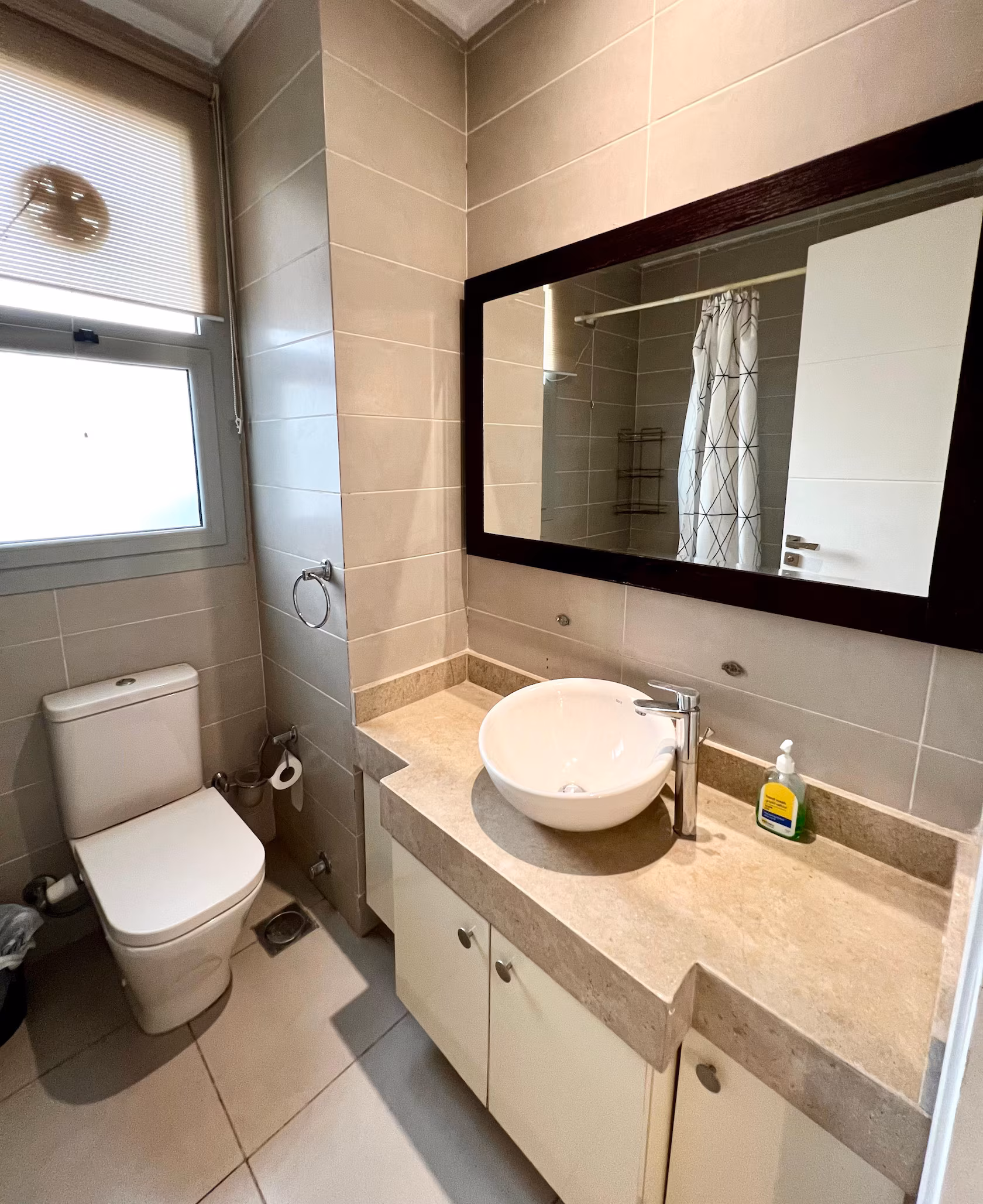 New Cairo Quite 1-bed w/ Garden - Palm Hills *PR* — Full bathroom 1 in New Cairo, Egypt