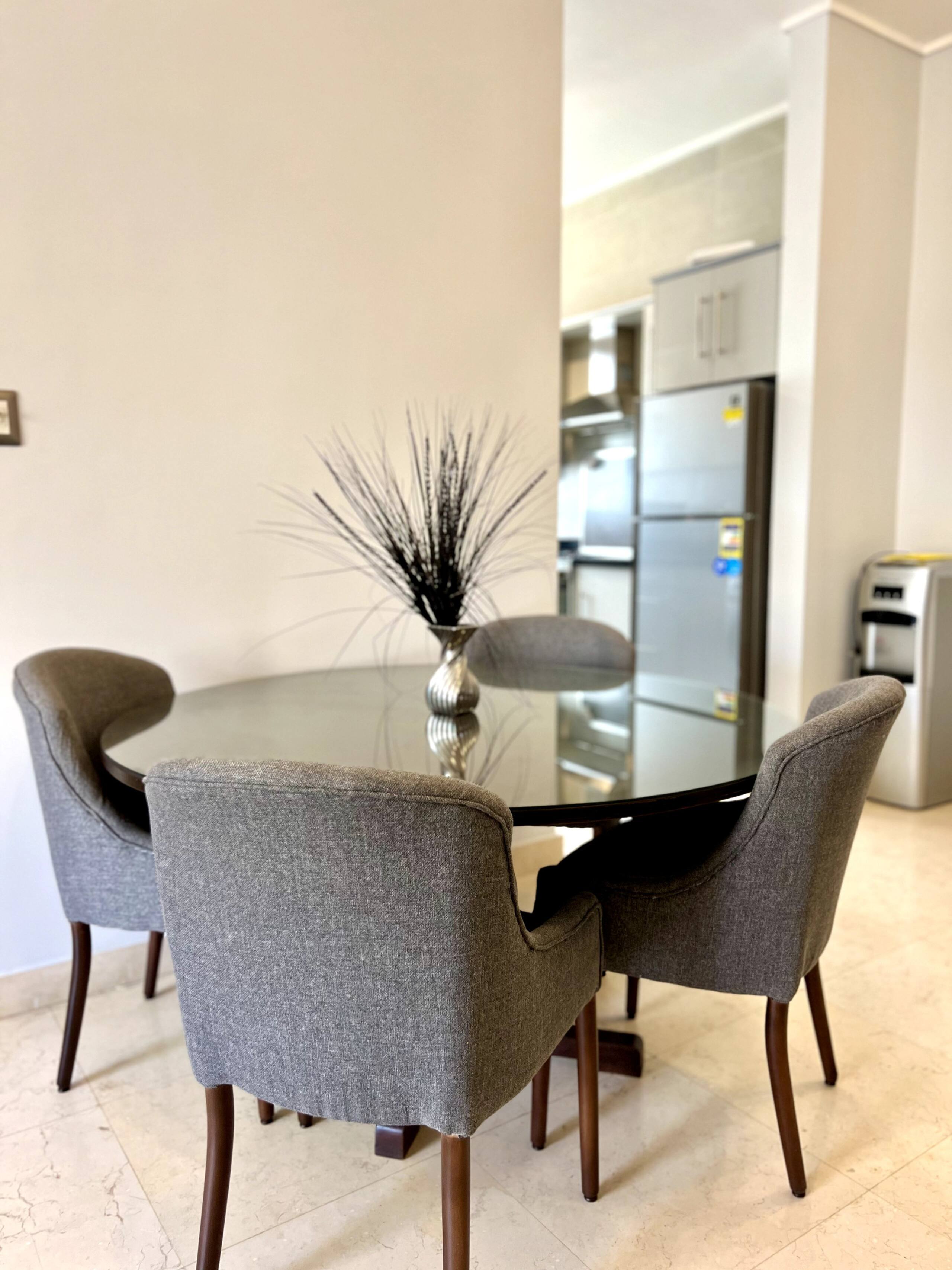 Cozy New Cairo serviced 1-bed — Dining Area in First New Cairo, Egypt