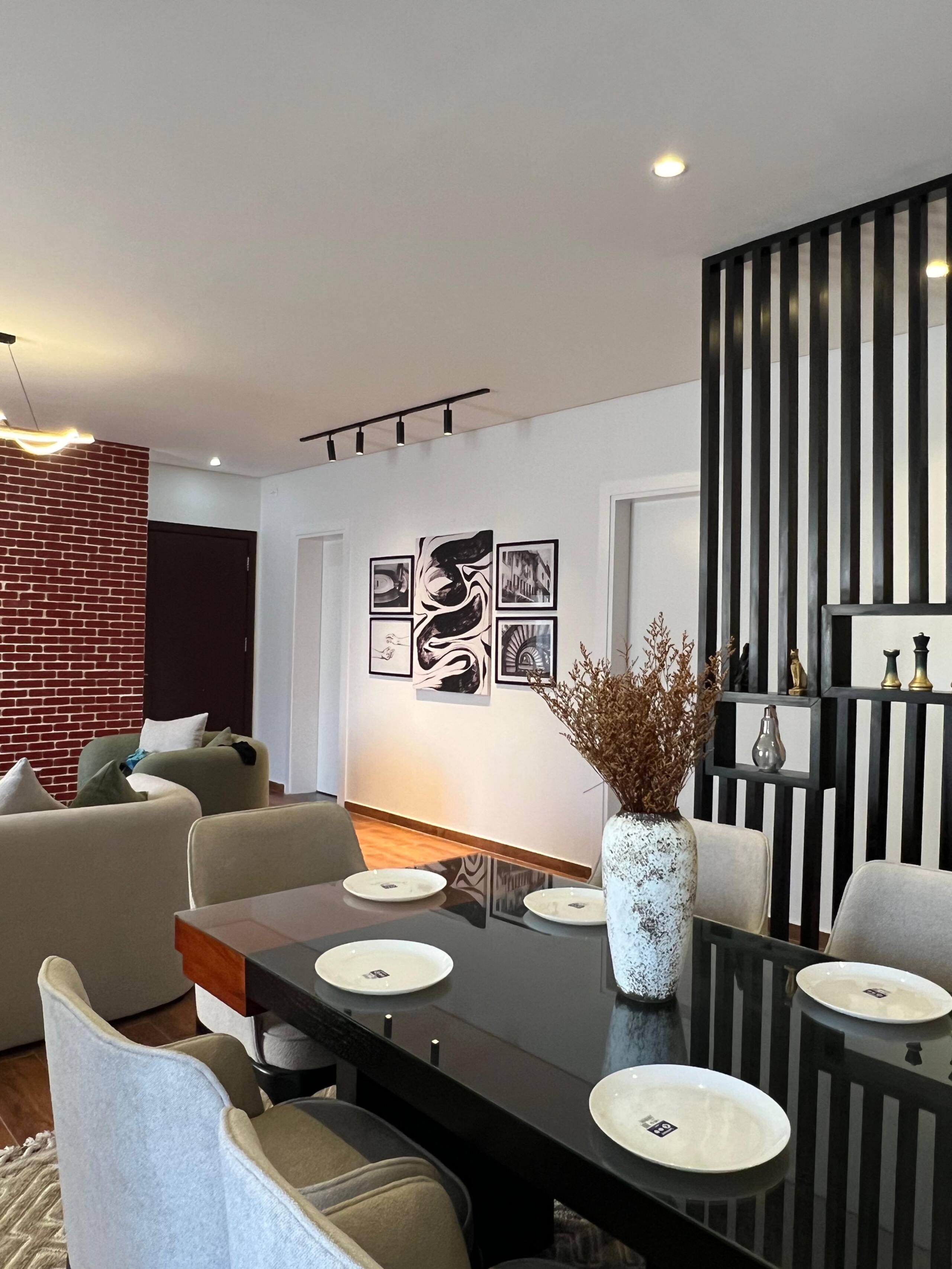 Premium Residence 2-Bed Serviced Palm Hills *NEW* — Dining Area in First New Cairo, Egypt