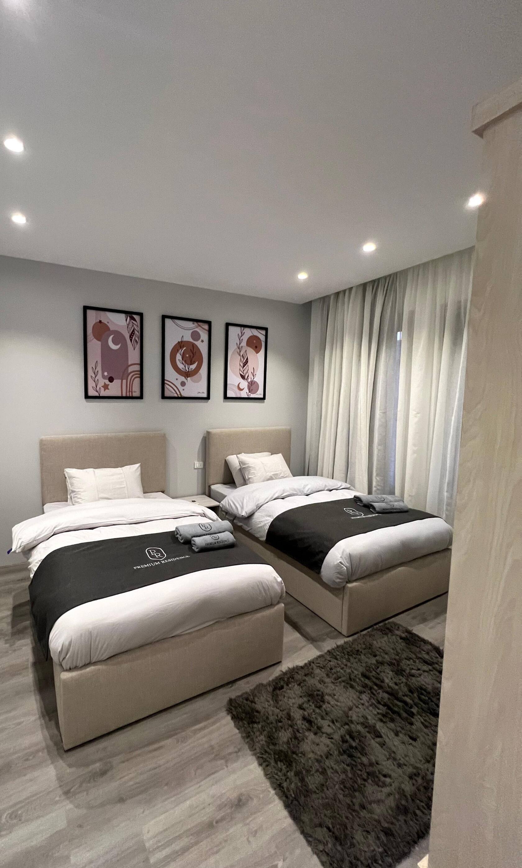 Premium Residence 2-Bed Serviced Palm Hills *NEW* — Bedroom 2 in First New Cairo, Egypt