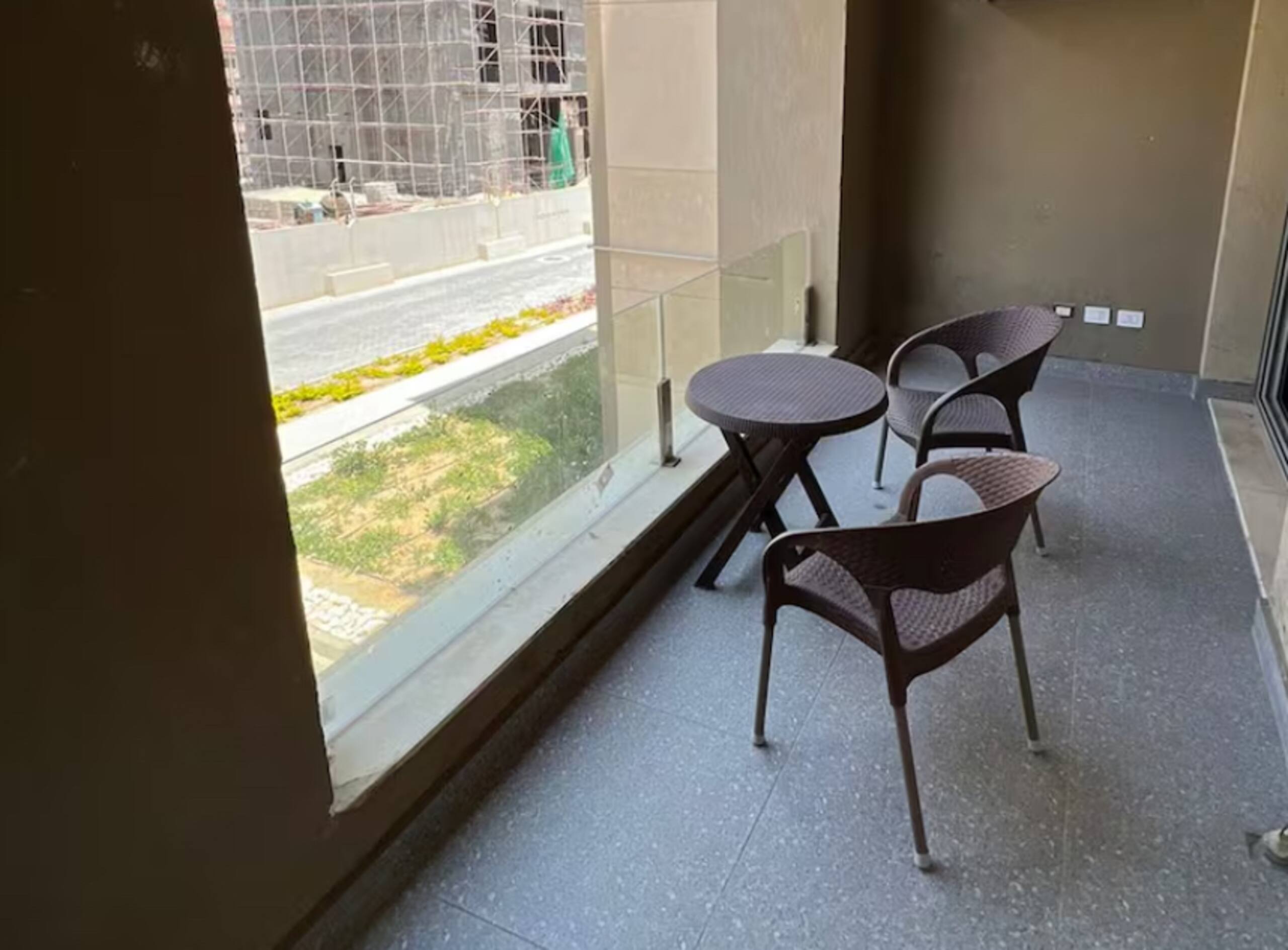 Premium Residence 2-Bed Serviced Palm Hills *NEW* — Balcony in First New Cairo, Egypt