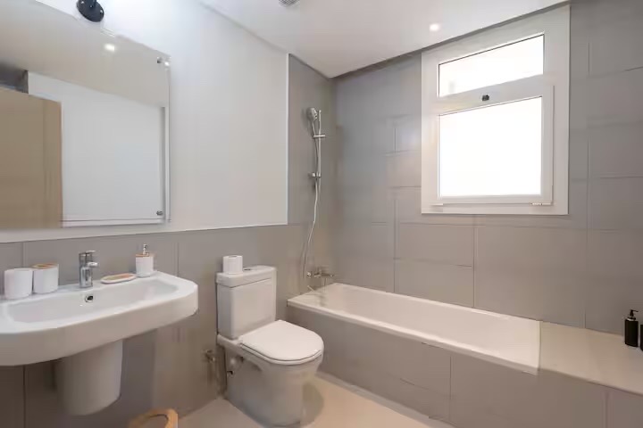 Luxury 3BR with private Garden | Mivida by Emaar — Full bathroom 2 in Cairo, Egypt, Egypt