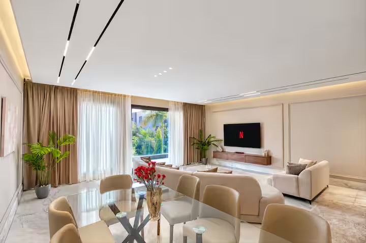 The Signature 4BR+Maid room | Garden&Pool View |SP — Dining Area in Cairo, Egypt, Egypt — photo 2