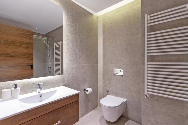 The Signature 4BR+Maid room | Garden&Pool View |SP — Full bathroom 2 in Cairo, Egypt, Egypt