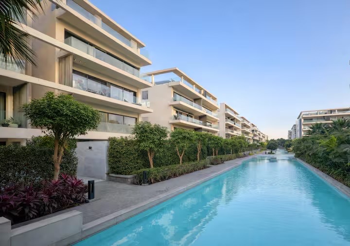 Elite 3BR Apt | Private Pool+Maid Room | Lake View — Pool in Cairo, Egypt, Egypt