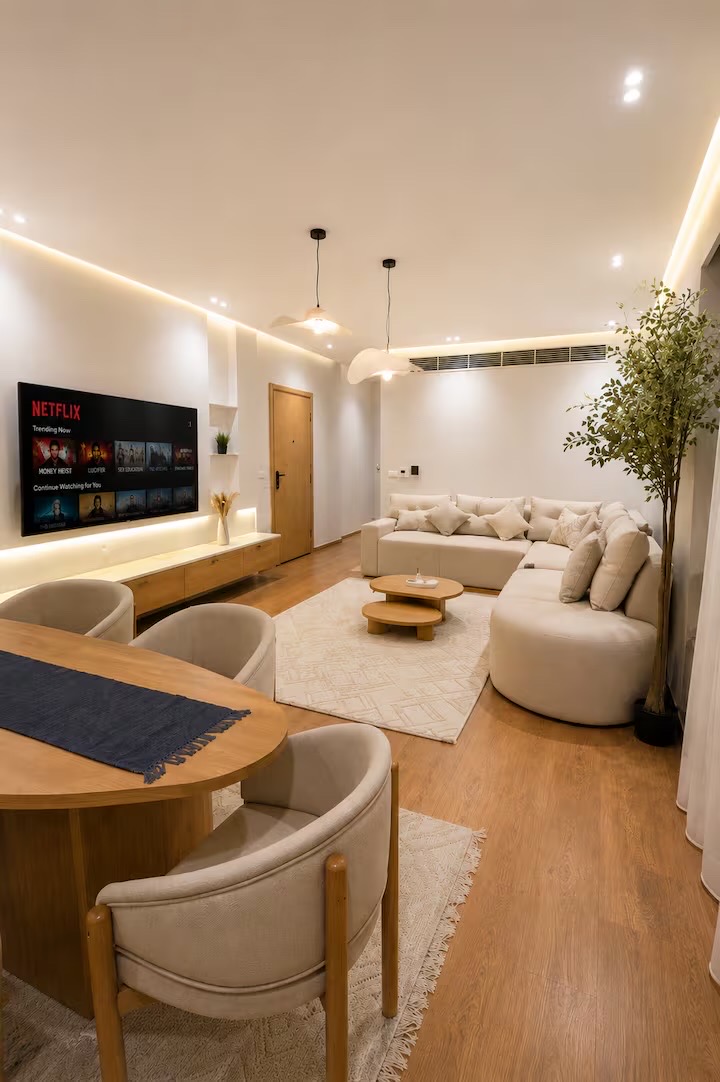 Modern Luxury 3BR • Close to Mall of Arabia /8 — Living Room in Giza, Egypt, Egypt — photo 3