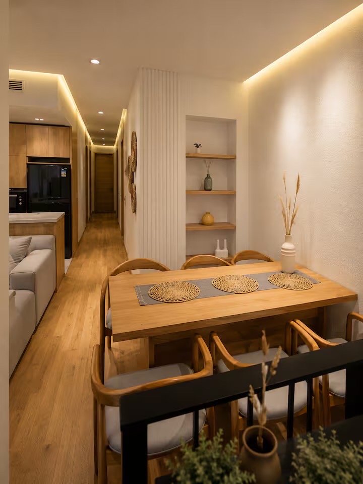 WS Luxury 3BR + 150m² Private Garden • Rooftop — Dining Area in Giza, Egypt, Egypt