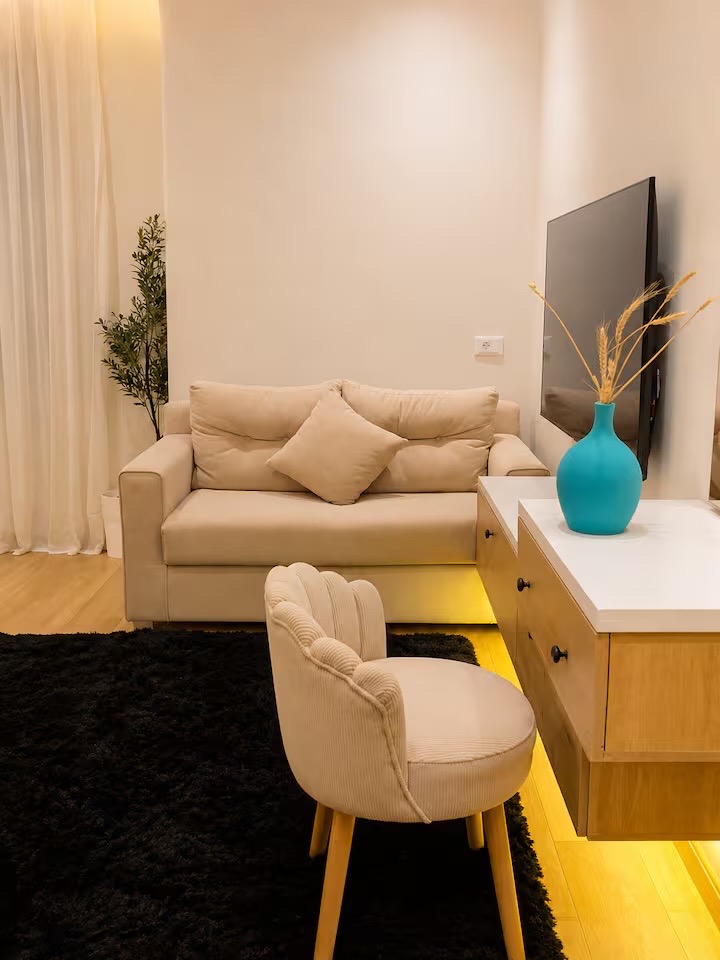 WS Luxury 3BR + 150m² Private Garden • Rooftop — Bedroom 1 in Giza, Egypt, Egypt — photo 3