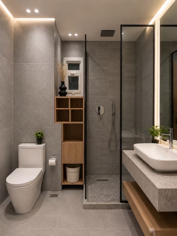 WS Luxury 3BR + 150m² Private Garden • Rooftop — Full bathroom 1 in Giza, Egypt, Egypt — photo 2