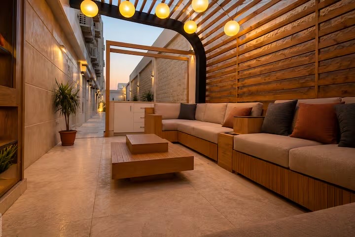 WS Luxury 3BR + 150m² Private Garden • Rooftop — Backyard in Giza, Egypt, Egypt