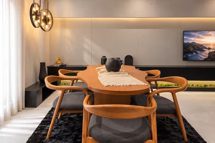 170m² WS Luxury 3BR + Rooftop | Mall of Arabia/10 — Dining Area in Giza, Egypt, Egypt — photo 2
