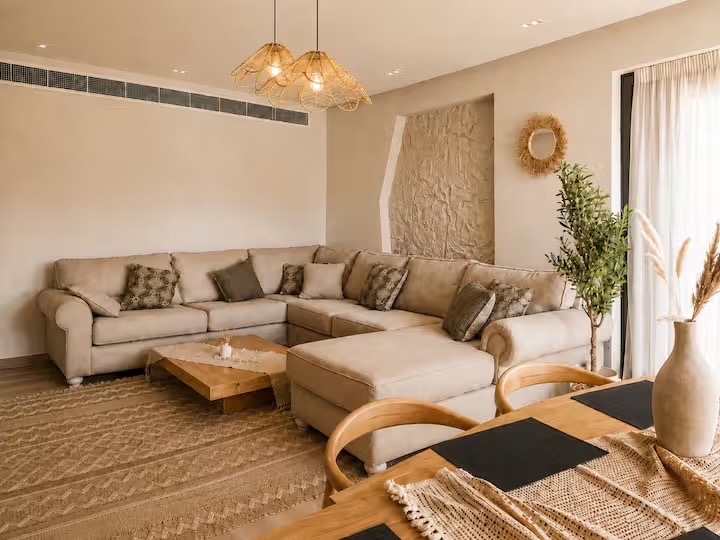 Luxury Serviced Apartment near Mall of Arabia /4 — Living Room in Giza, Egypt, Egypt