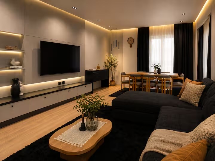 170m² Luxury 3BR + Rooftop | Mall of Arabia/3 — Living Room in Giza, Egypt, Egypt — photo 2