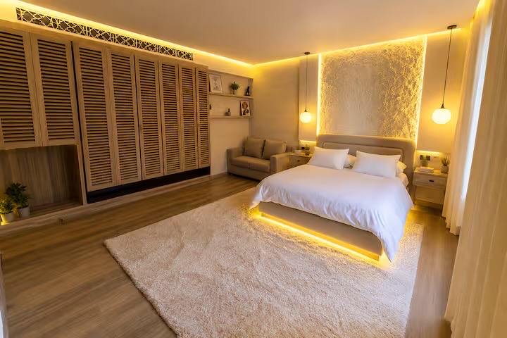 Luxury Boho 3BR Retreat Near Waterway & CFC /7 — Bedroom 1 in Cairo, Egypt, Egypt — photo 3