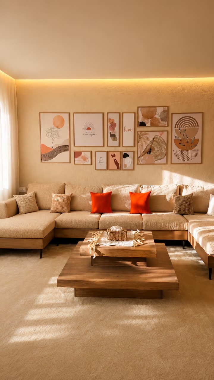 Luxury Boho 3BR Retreat Near Waterway & CFC /8 — Living Room in Cairo, Egypt, Egypt