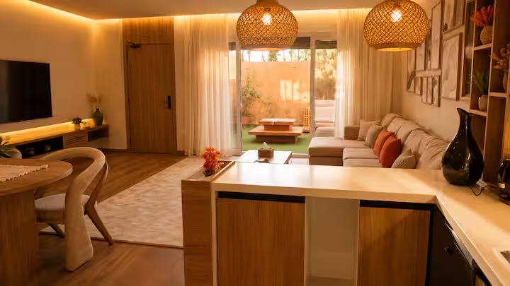 Luxury Boho 3BR Retreat Near Waterway & CFC /8 — Living Room in Cairo, Egypt, Egypt — photo 3
