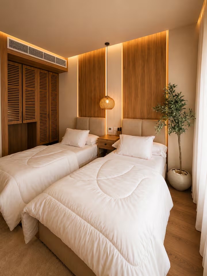 Luxury Boho 3BR Retreat Near Waterway & CFC /8 — Bedroom 2 in Cairo, Egypt, Egypt — photo 3