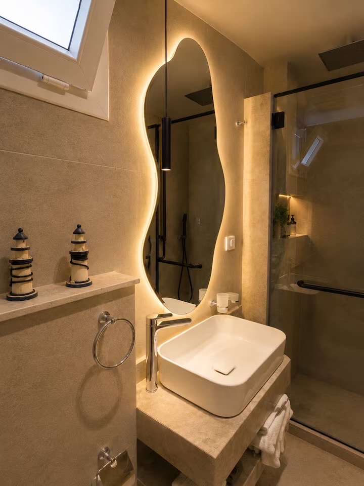 Luxury Boho 3BR Retreat Near Waterway & CFC /8 — Full bathroom 1 in Cairo, Egypt, Egypt