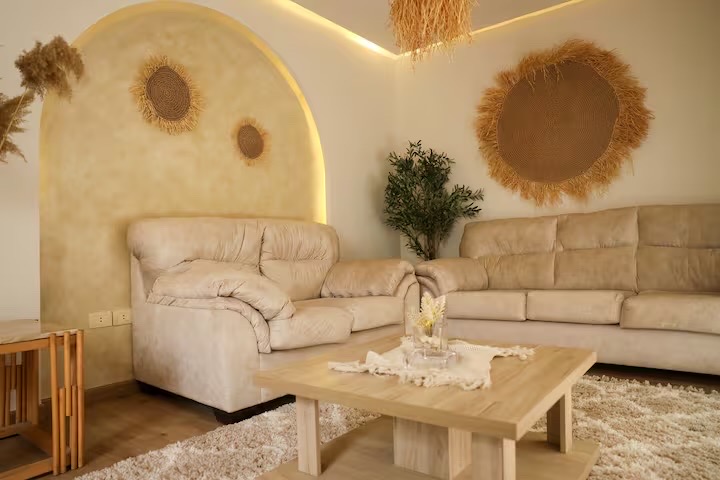 Boho Spacious 3BR with Private Garden near CFC, 5A — Living Room in Cairo, Egypt, Egypt — photo 3
