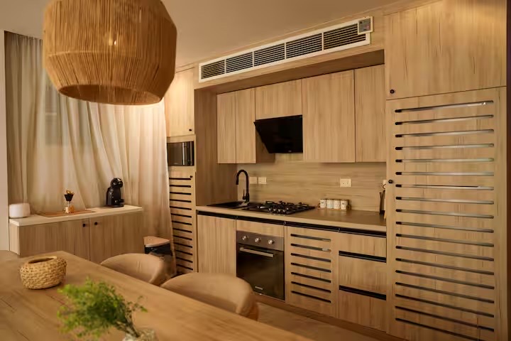 Boho Spacious 3BR with Private Garden near CFC, 5A — Full Kitchen in Cairo, Egypt, Egypt