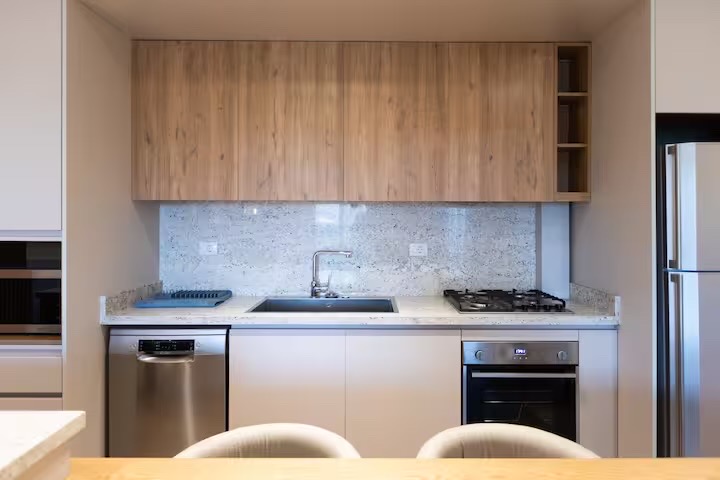 Chic 2BR Apartment | Silver Palm | Near O1 Mall — Full Kitchen in First New Cairo, Egypt