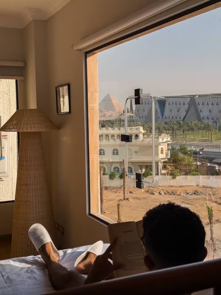 Saray Pyramids & GEM View | with Hot Tub — Bedroom 4 in Giza, Egypt, Egypt — photo 3