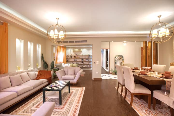 Luxury Saray El Banafseg Apartment — Living Room in Cairo, Egypt, Egypt