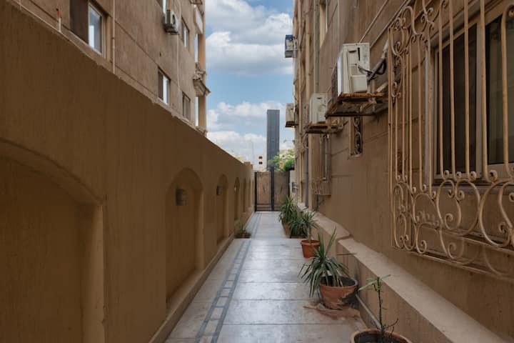 Luxury Saray El Banafseg Apartment — Backyard in Cairo, Egypt, Egypt