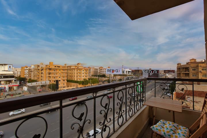 Luxury Saray El Banafseg Apartment — Balcony in Cairo, Egypt, Egypt