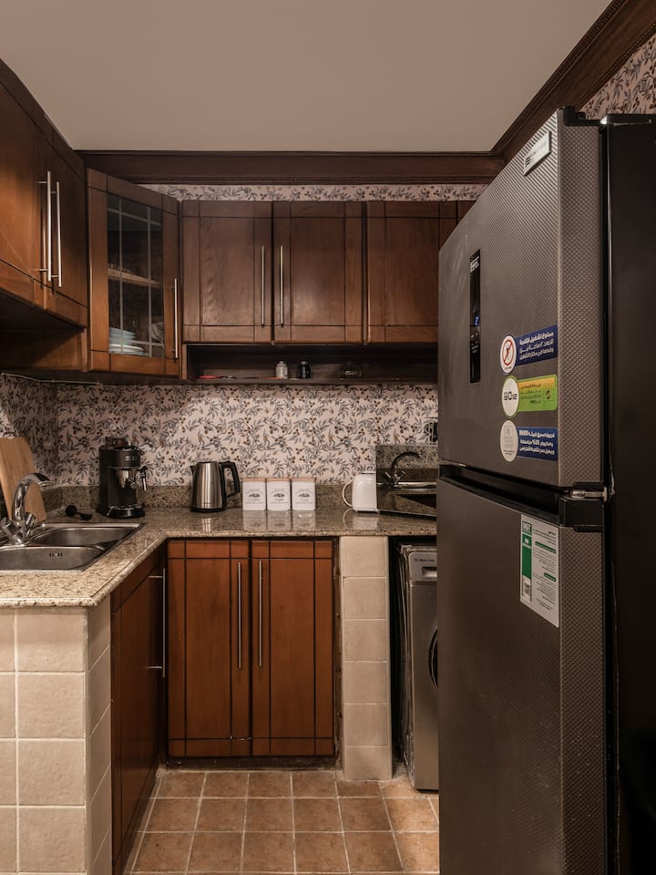 Saray nostalgia 2BR at Zamalek — Full Kitchen in Giza, Egypt, Egypt