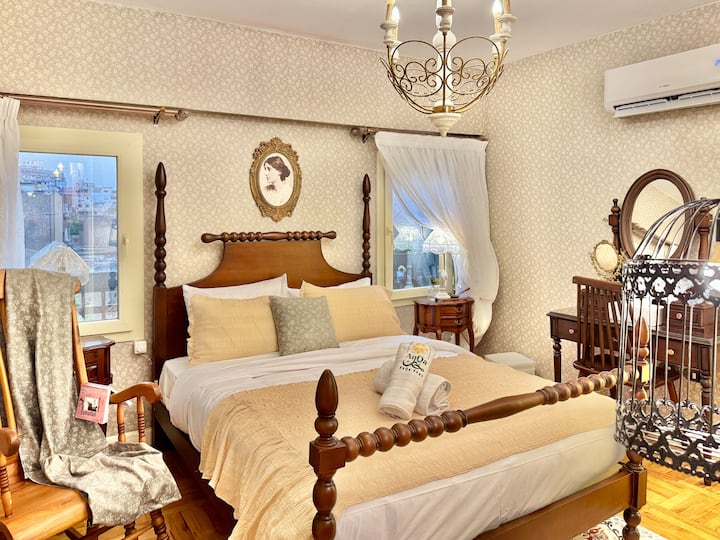 Saray nostalgia 2BR at Zamalek — Bedroom 1 in Giza, Egypt, Egypt — photo 3