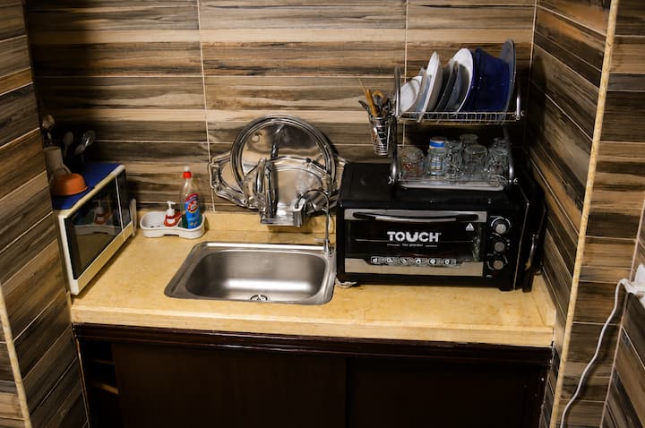 Cairo 2BR Nile View | Family Apt, TV, 5 Guests — Full Kitchen in Cairo, Egypt, Egypt