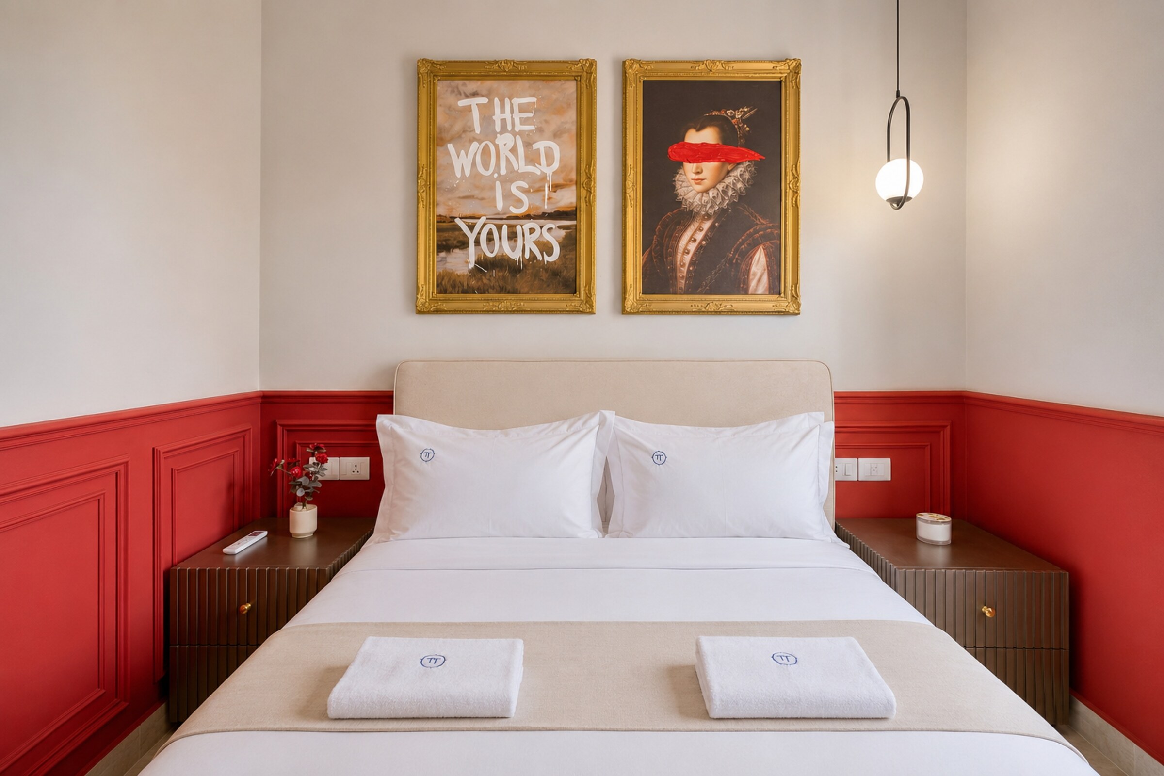 Travelholic Ruby 1BR with Balcony | Lotus 305 — Bedroom 1 in Travelholic Residence near Mivida. Unit 305., Egypt — photo 2