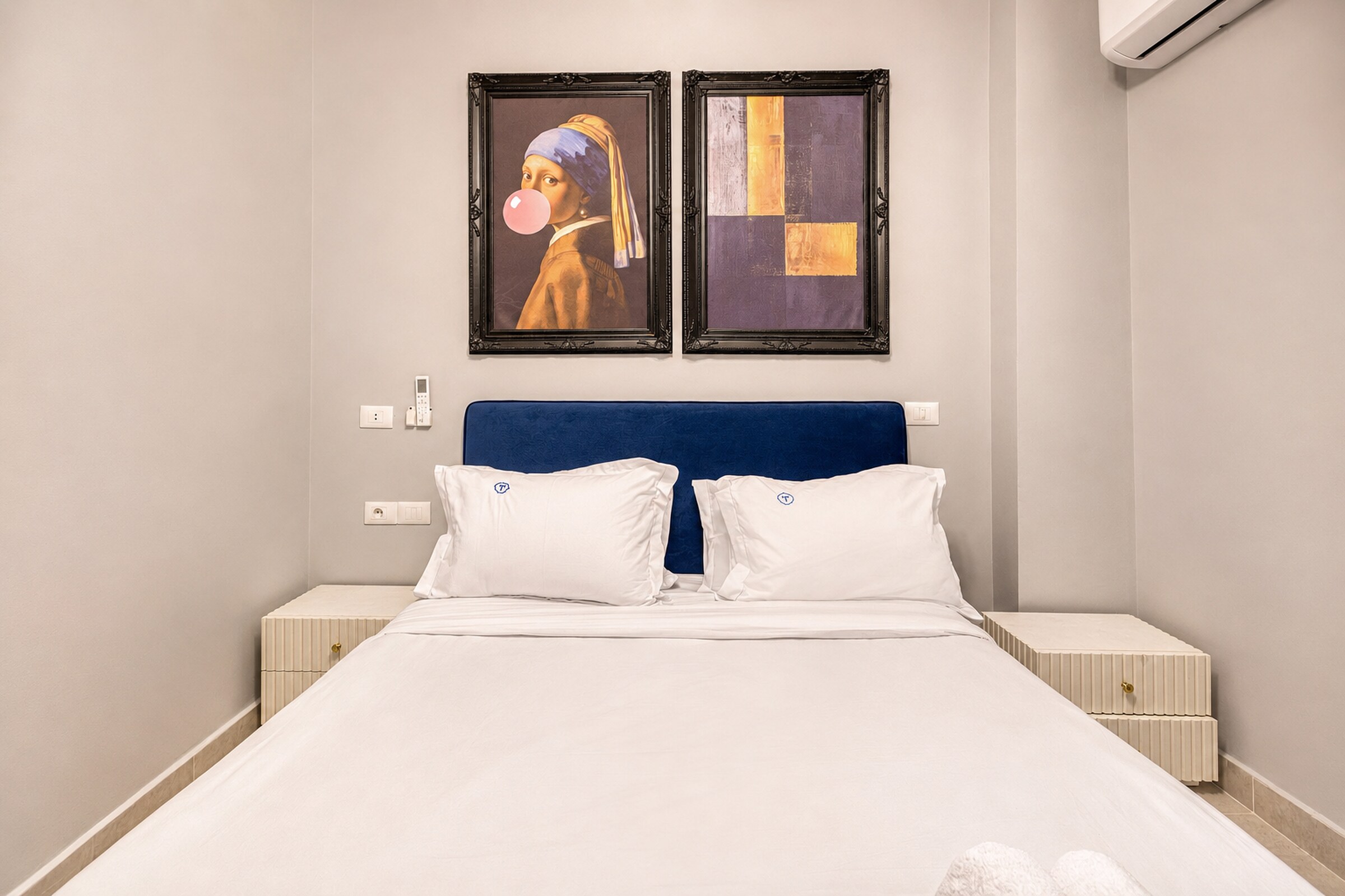 Travelholic Navy Nest 2BR Apartment | Lotus 306 — Bedroom 1 in Travelholic Residence near Mivida. Unit 306., Egypt